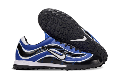 Men's Nike Mercurial R9 TF Football Shoes - Black/Blue/White