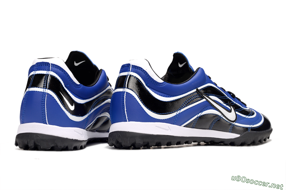 Men's Nike Mercurial R9 TF Football Shoes - Black/Blue/White 6