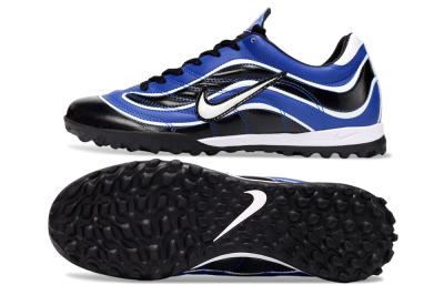 Men's Nike Mercurial R9 TF Football Shoes - Black/Blue/White