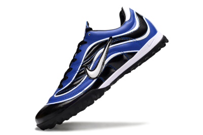 Men's Nike Mercurial R9 TF Football Shoes - Black/Blue/White