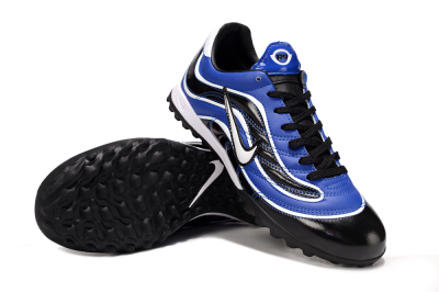 Men's Nike Mercurial R9 TF Football Shoes - Black/Blue/White