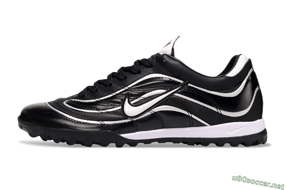 Men's Nike Mercurial R9 TF Football Shoes - Black/White 0