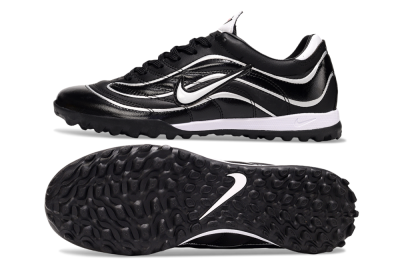 Men's Nike Mercurial R9 TF Football Shoes - Black/White
