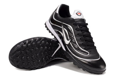 Men's Nike Mercurial R9 TF Football Shoes - Black/White