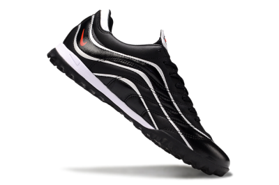 Men's Nike Mercurial R9 TF Football Shoes - Black/White