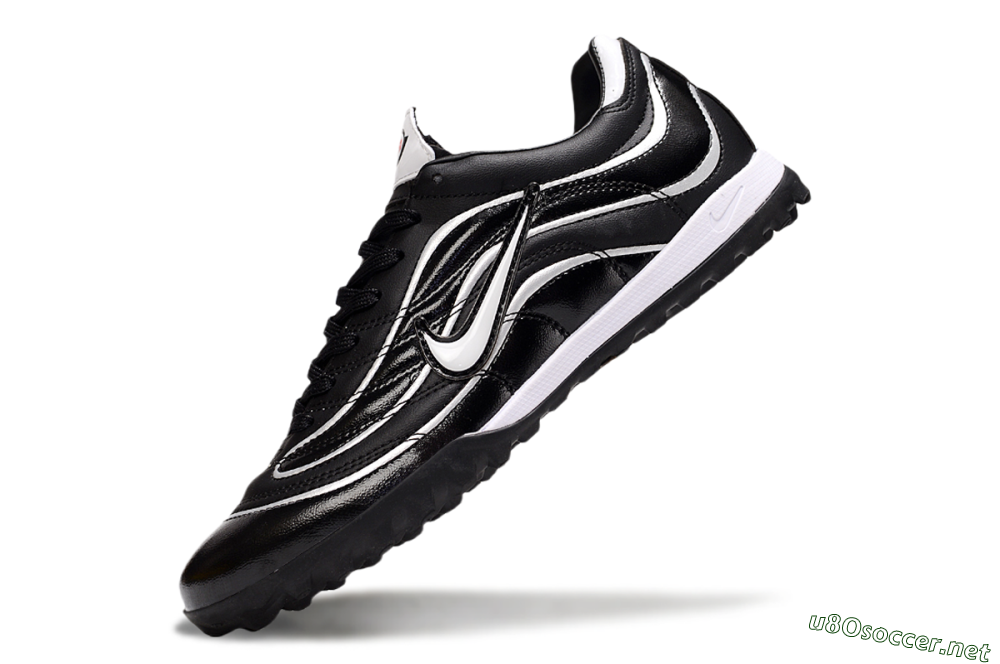 Men's Nike Mercurial R9 TF Football Shoes - Black/White 5