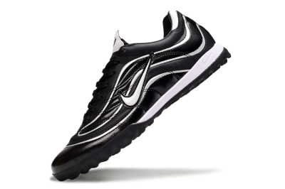 Men's Nike Mercurial R9 TF Football Shoes - Black/White