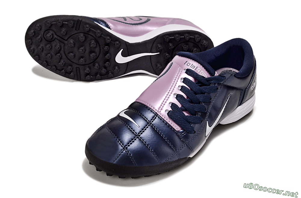Men's Nike Total 90 III TF Football Shoes - Blue/Pink/White 3