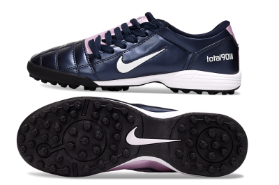 Men's Nike Total 90 III TF Football Shoes - Blue/Pink/White