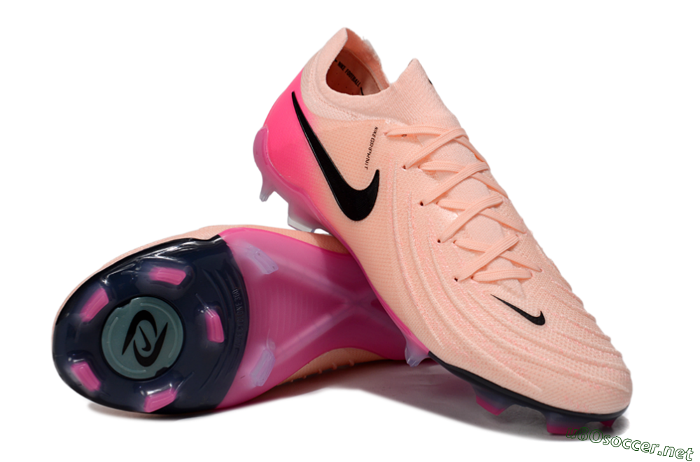 Unisex Nike Phantom GX 2 Elite FG Football Boots - Pink/Black 4