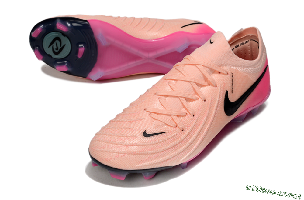 Unisex Nike Phantom GX 2 Elite FG Football Boots - Pink/Black 3
