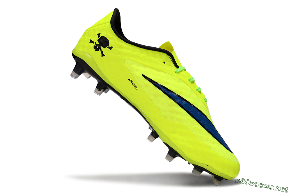 Unisex Nike Hypervenom Phantom FG Football Boots - Yellow/Black/Blue 5