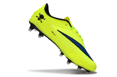Unisex Nike Hypervenom Phantom FG Football Boots - Yellow/Black/Blue