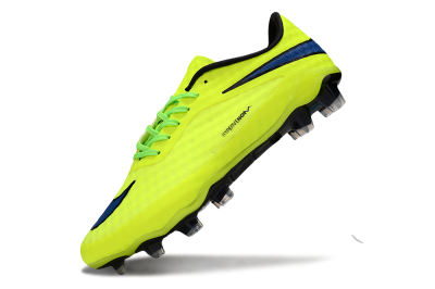 Unisex Nike Hypervenom Phantom FG Football Boots - Yellow/Black/Blue
