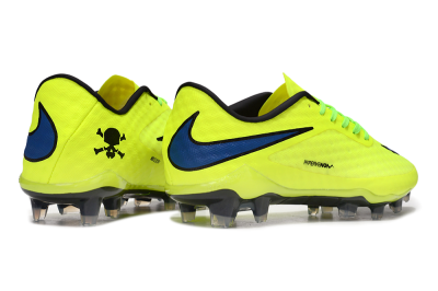 Unisex Nike Hypervenom Phantom FG Football Boots - Yellow/Black/Blue