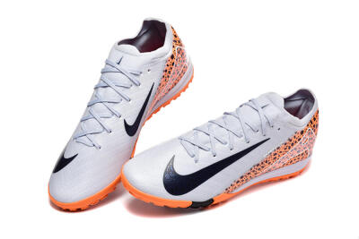 Men's Nike Air Zoom Mercurial Vapor 16 Elite TF Football Shoes - Grey/White/Leopard
