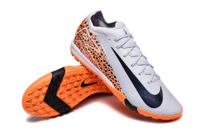 Men's Nike Air Zoom Mercurial Vapor 16 Elite TF Football Shoes - Grey/White/Leopard
