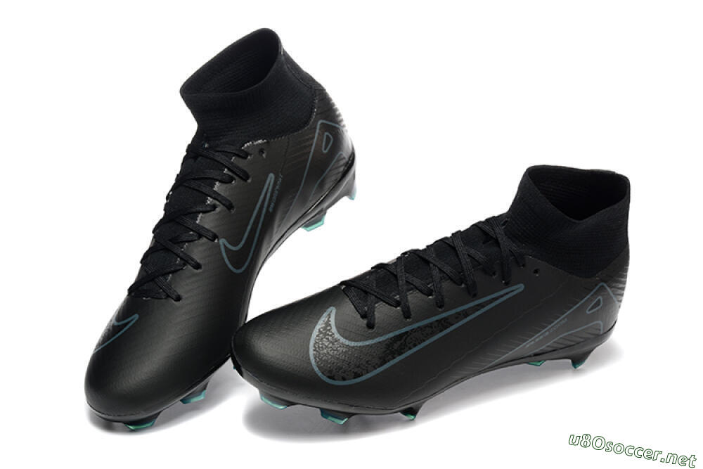 Men's Nike Air Zoom Mercurial Superfly 10 Elite FG Football Boots - Black/Blue 6