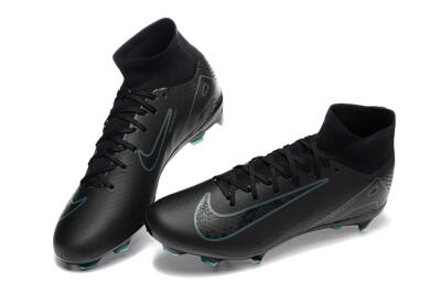 Men's Nike Air Zoom Mercurial Superfly 10 Elite FG Football Boots - Black/Blue