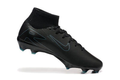 Men's Nike Air Zoom Mercurial Superfly 10 Elite FG Football Boots - Black/Blue