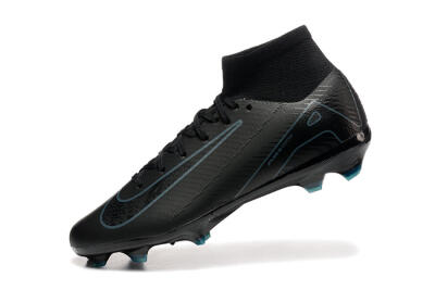 Men's Nike Air Zoom Mercurial Superfly 10 Elite FG Football Boots - Black/Blue
