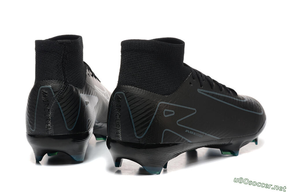Men's Nike Air Zoom Mercurial Superfly 10 Elite FG Football Boots - Black/Blue 9