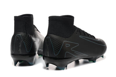 Men's Nike Air Zoom Mercurial Superfly 10 Elite FG Football Boots - Black/Blue