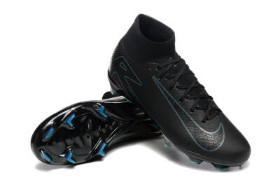 Men's Nike Air Zoom Mercurial Superfly 10 Elite FG Football Boots - Black/Blue