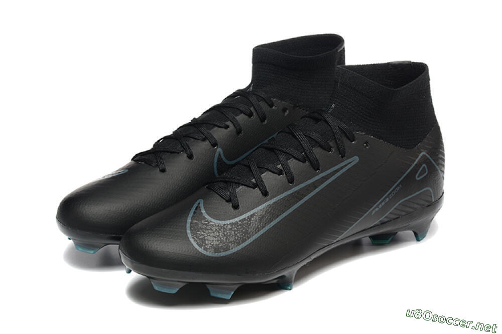 Men's Nike Air Zoom Mercurial Superfly 10 Elite FG Football Boots - Black/Blue 5