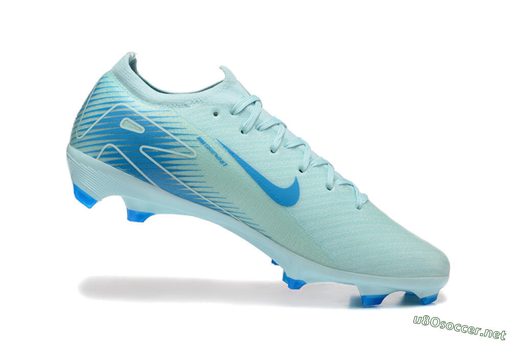 Men's Nike Air Zoom Mercurial Vapor 16 Elite FG Football Boots - Jade/White/Blue 7