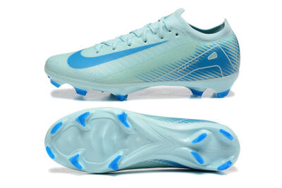 Men's Nike Air Zoom Mercurial Vapor 16 Elite FG Football Boots - Jade/White/Blue