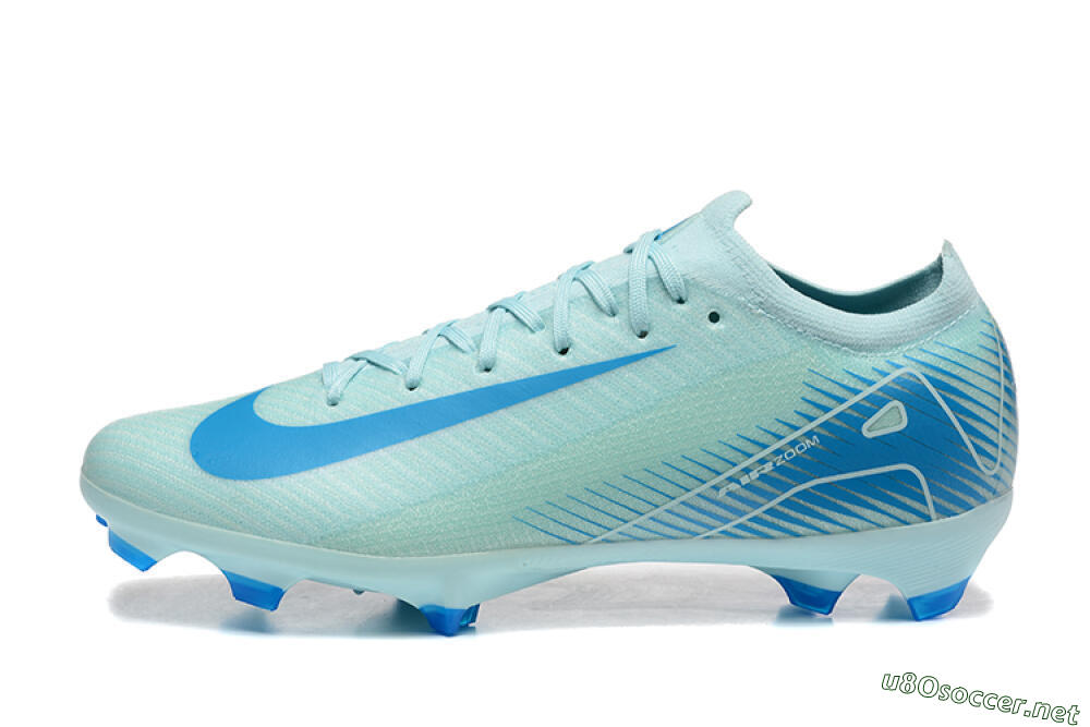 Men's Nike Air Zoom Mercurial Vapor 16 Elite FG Football Boots - Jade/White/Blue 0