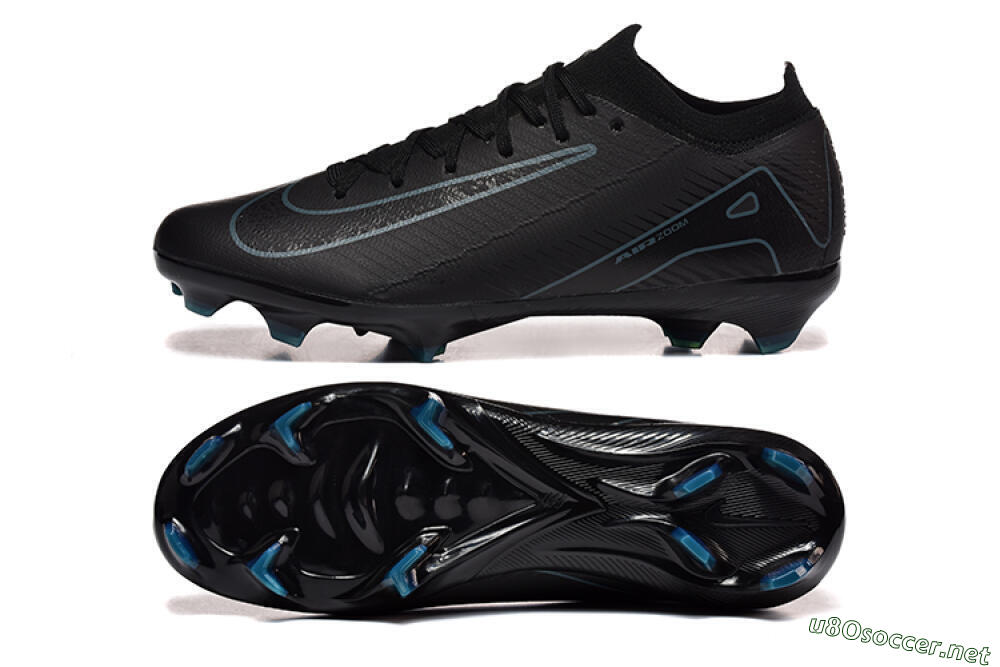 Men's Nike Air Zoom Mercurial Vapor 16 Elite FG Football Boots - Black/Blue 1