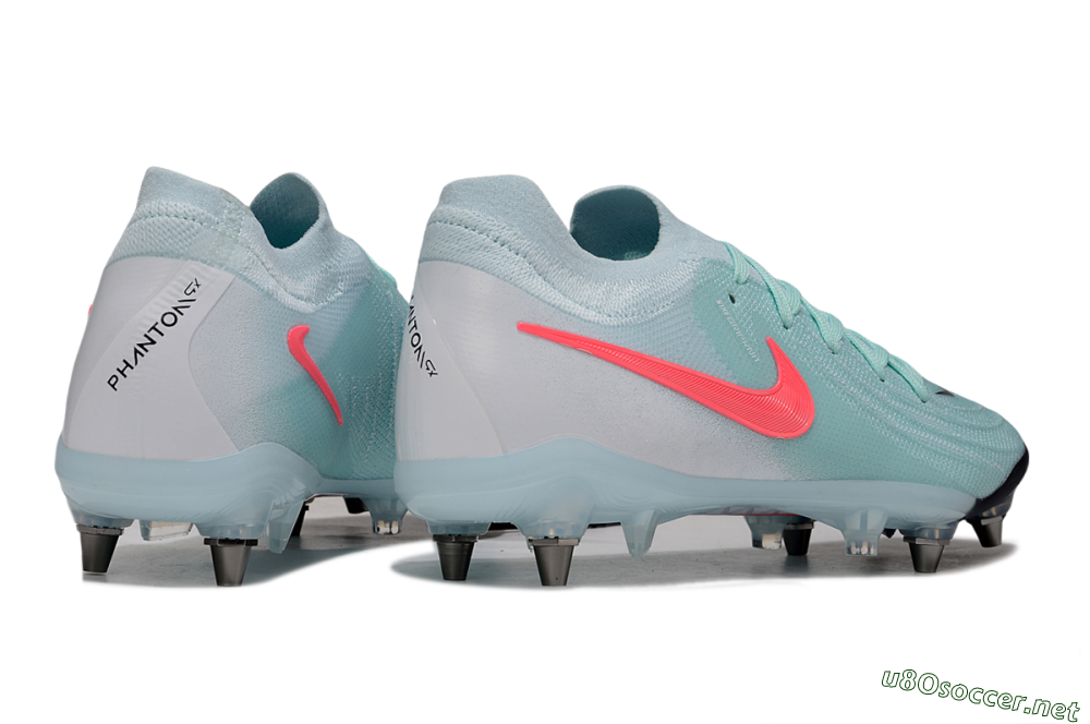 Men's Nike Phantom GX 2 Elite SG Football Boots - Jade/Pink/Blue 6