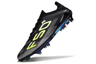 Men's Adidas F50+ Elite Lightstrike Pro FG Football Boots - Black/White/Yellow
