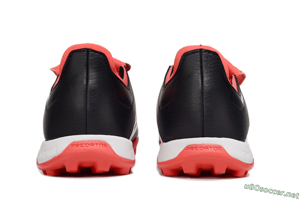 Unisex Adidas Predator Elite Foldover Tongue TF Football Shoes - Black/White/Red 7