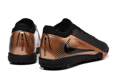 Men's Nike Air Zoom Mercurial Vapor 16 Elite TF Football Shoes - Black/Grey/Gold