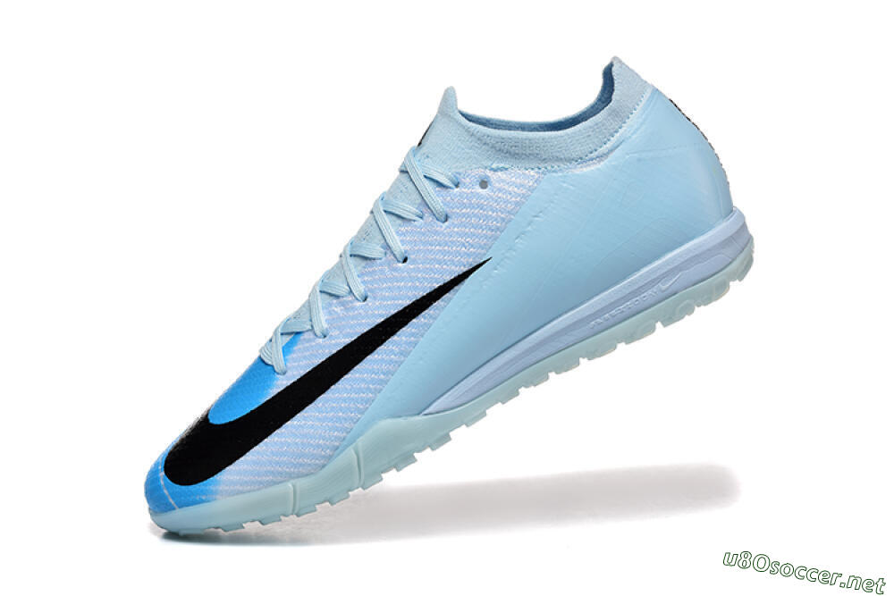 Men's Nike Air Zoom Mercurial Vapor 16 Elite TF Football Shoes - Jade/Blue/Black 8