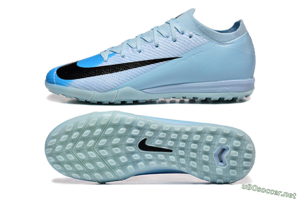 Men's Nike Air Zoom Mercurial Vapor 16 Elite TF Football Shoes - Jade/Blue/Black 1
