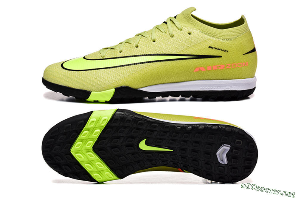 Men's Nike Air Zoom Mercurial Vapor 16 Elite TF Football Shoes - Yellow/Black/Red 1
