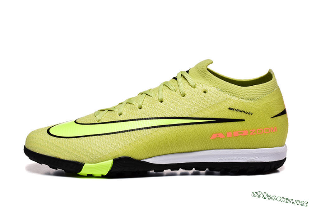 Men's Nike Air Zoom Mercurial Vapor 16 Elite TF Football Shoes - Yellow/Black/Red 0