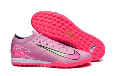 Men's Nike Air Zoom Mercurial Vapor 16 Elite TF Football Shoes - Pink/Yellow/White