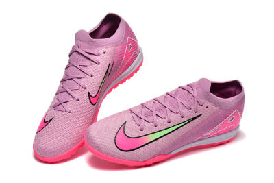 Men's Nike Air Zoom Mercurial Vapor 16 Elite TF Football Shoes - Pink/Yellow/White