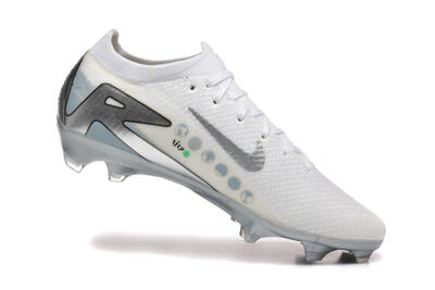 Men's Nike Air Zoom Mercurial Vapor 16 Elite FG Football Boots - White/Silver/Grey