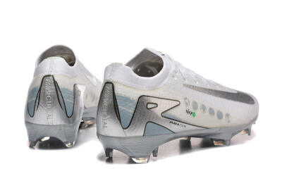Men's Nike Air Zoom Mercurial Vapor 16 Elite FG Football Boots - White/Silver/Grey