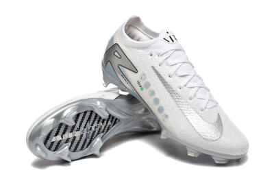 Men's Nike Air Zoom Mercurial Vapor 16 Elite FG Football Boots - White/Silver/Grey