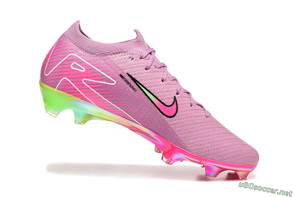 Men's Nike Air Zoom Mercurial Vapor 16 Elite FG Football Boots - Pink/Yellow/White 7