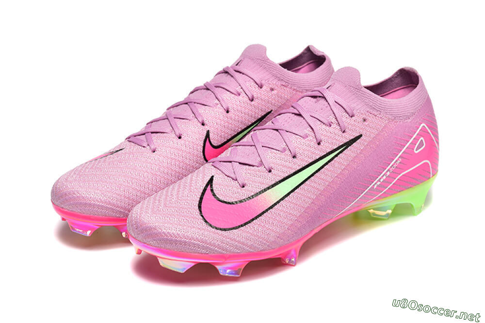Men's Nike Air Zoom Mercurial Vapor 16 Elite FG Football Boots - Pink/Yellow/White 5