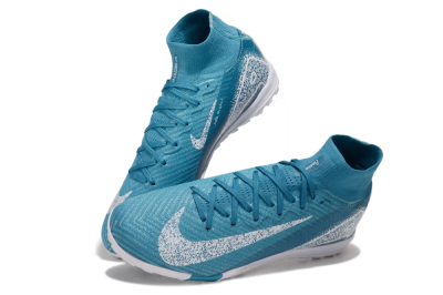 Unisex Nike Air Zoom Mercurial Superfly 10 Elite TF Football Shoes - Blue/White