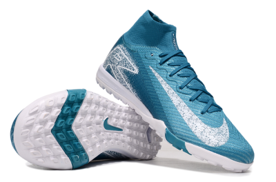 Unisex Nike Air Zoom Mercurial Superfly 10 Elite TF Football Shoes - Blue/White